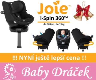 🎉 JEŠTĚ LEPŠÍ CENA + BONUS! 🎉 Autosedačka JOIE i-Spin 360™ – Shale teď u nás pořídíte za extra zvýhodněnou cenu, která...