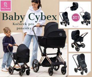 Posledních pár kousků Stylového kočárku pro panenky – Corolle CYBEX Black 3v1! 🖤 🎁 Tip na dárek, který rozzáří oči každé...
